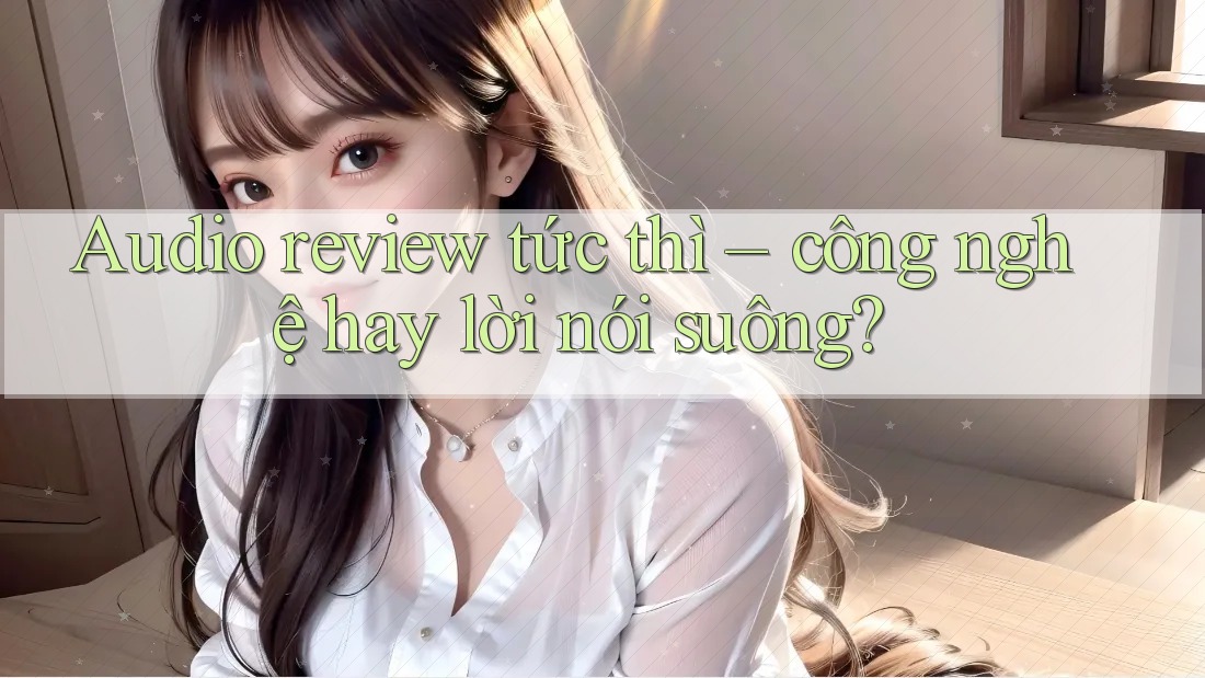 Audio review tức thì – công nghệ hay lời nói suông? Audio review tức thì – công nghệ hay lời nói suông?