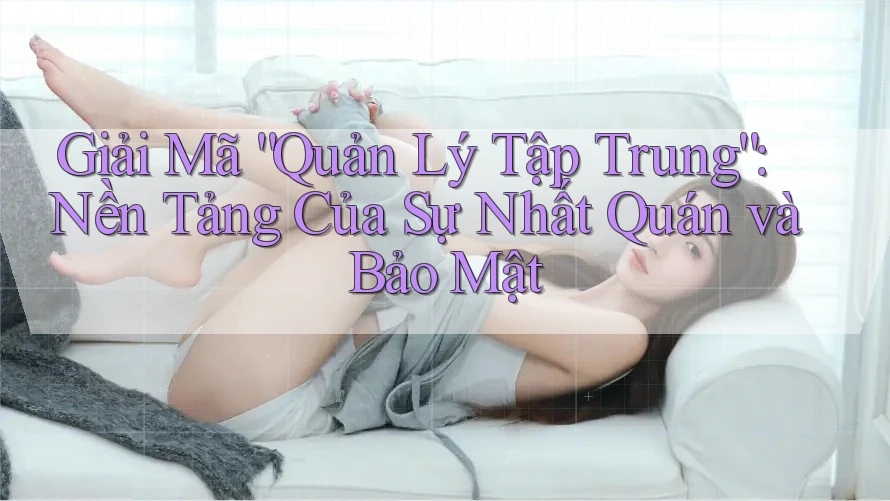 Giải Mã “Quản Lý Tập Trung”: Nền Tảng Của Sự Nhất Quán và Bảo Mật Giải Mã “Quản Lý Tập Trung”: Nền Tảng Của Sự Nhất Quán và Bảo Mật