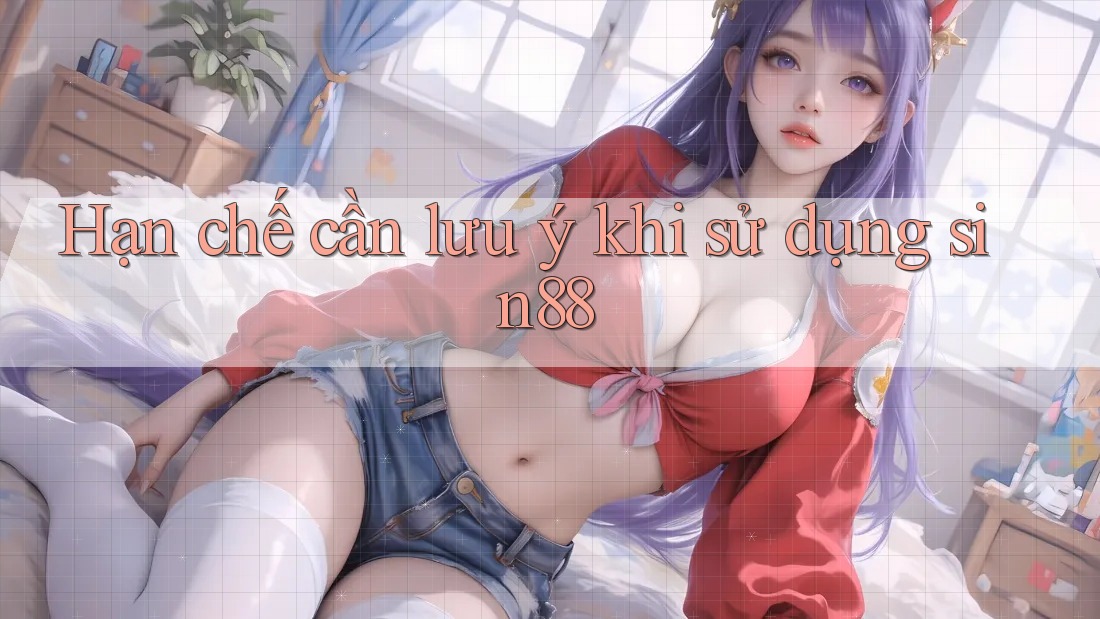 Hạn chế cần lưu ý khi sử dụng sin88 Hạn chế cần lưu ý khi sử dụng sin88