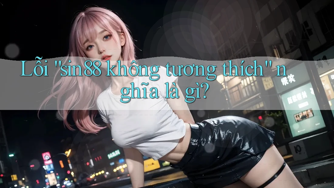 Lỗi “sin88 không tương thích” nghĩa là gì? Lỗi “sin88 không tương thích” nghĩa là gì?