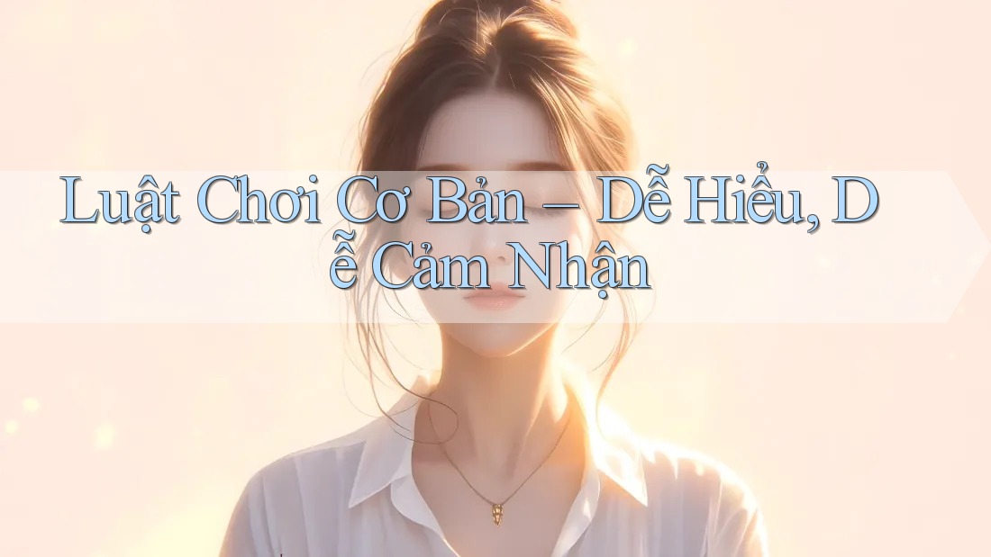 Luật Chơi Cơ Bản – Dễ Hiểu, Dễ Cảm Nhận Luật Chơi Cơ Bản – Dễ Hiểu, Dễ Cảm Nhận