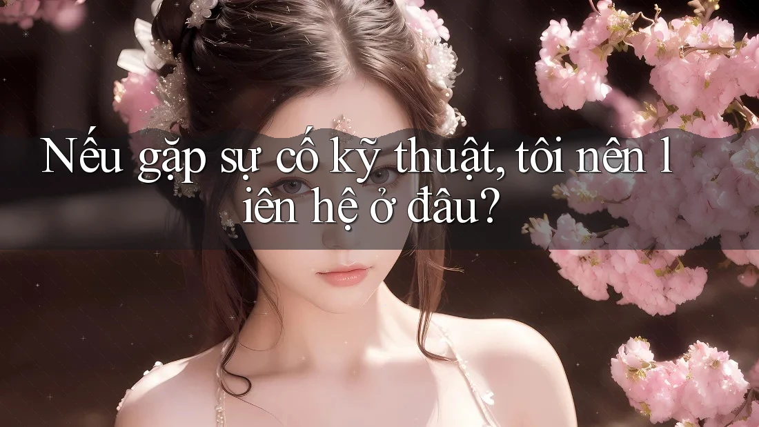 Nếu gặp sự cố kỹ thuật, tôi nên liên hệ ở đâu? Nếu gặp sự cố kỹ thuật, tôi nên liên hệ ở đâu?