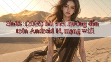 Sin88 (2026) bài viết hướng dẫn trên Android 14, mạng wifi