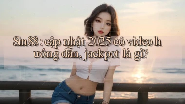 Sin88 cập nhật 2025 có video hướng dẫn, jackpot là gì