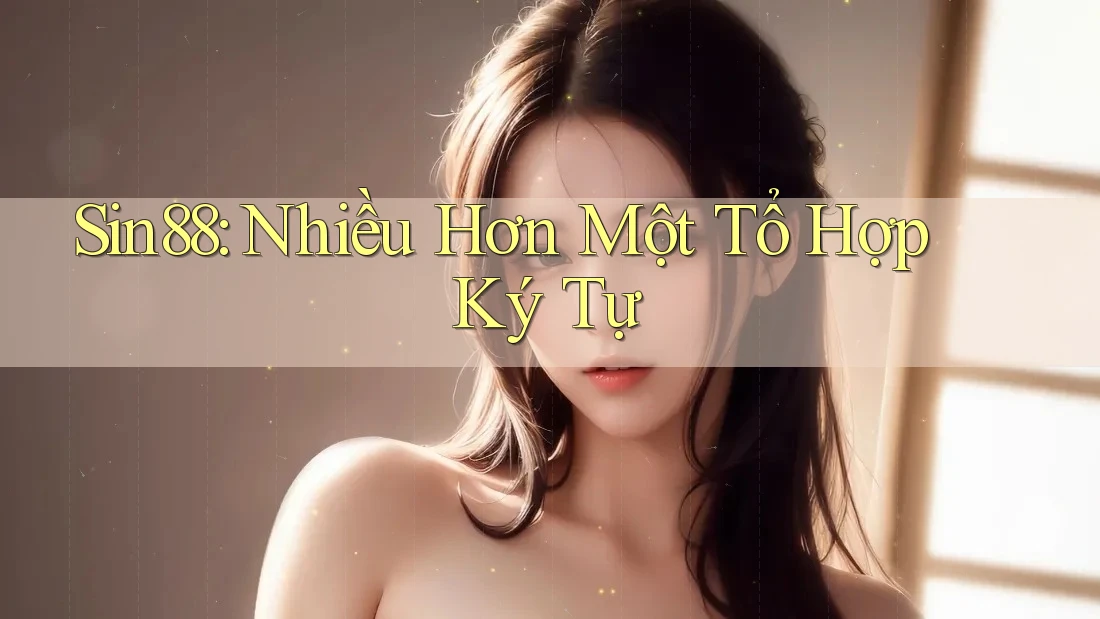 Sin88: Nhiều Hơn Một Tổ Hợp Ký Tự Sin88: Nhiều Hơn Một Tổ Hợp Ký Tự
