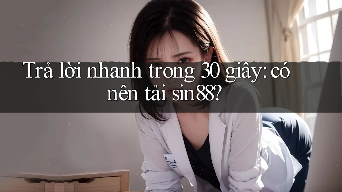Trả lời nhanh trong 30 giây: có nên tải sin88? Trả lời nhanh trong 30 giây: có nên tải sin88?