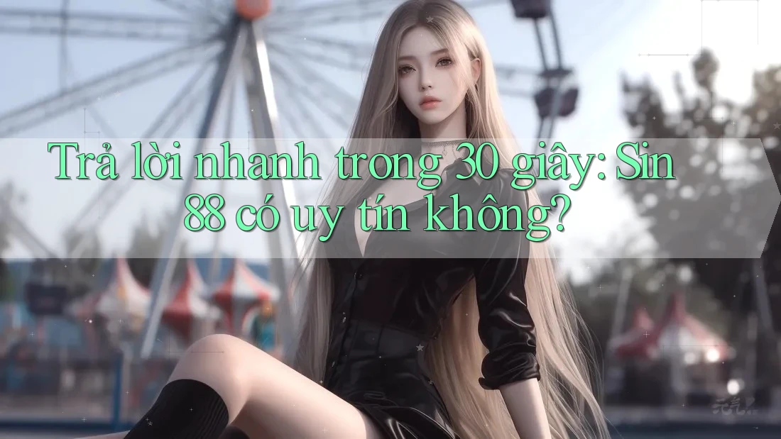 Trả lời nhanh trong 30 giây: Sin88 có uy tín không? Trả lời nhanh trong 30 giây: Sin88 có uy tín không?