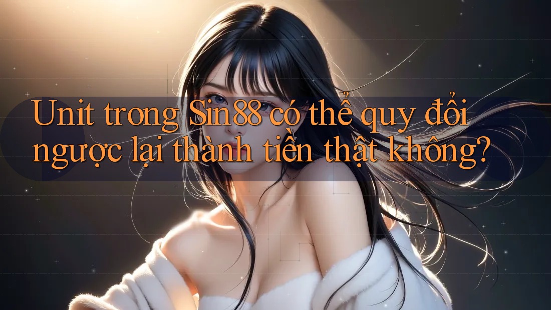 Unit trong Sin88 có thể quy đổi ngược lại thành tiền thật không?