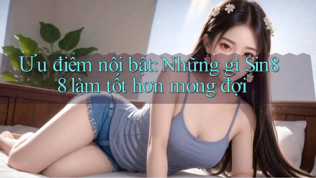 Ưu điểm nổi bật: Những gì Sin88 làm tốt hơn mong đợi Ưu điểm nổi bật: Những gì Sin88 làm tốt hơn mong đợi