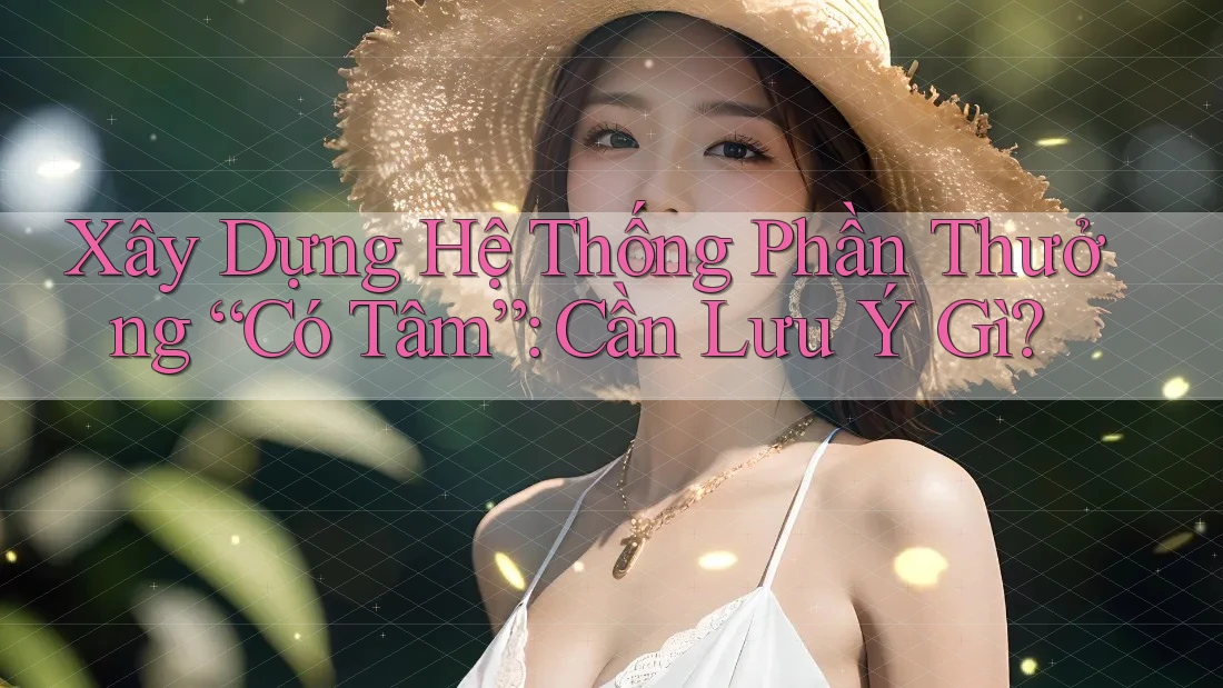 Xây Dựng Hệ Thống Phần Thưởng “Có Tâm”: Cần Lưu Ý Gì? Xây Dựng Hệ Thống Phần Thưởng “Có Tâm”: Cần Lưu Ý Gì?
